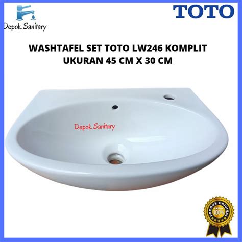 Jual Paket Wastafel Toto Lw246 Wastafel Cuci Tangan Washtafel