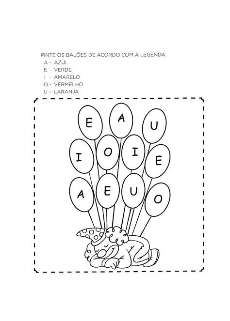 Atividades As Vogais Para Alfabetiza O S Atividades