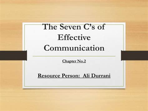 6 Essentials Of Effective Communication