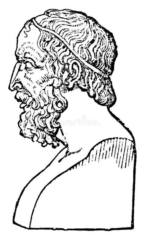 Homer Ancient Greek Poet Stock Illustrations – 31 Homer Ancient Greek ...