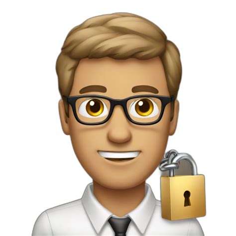 Brown Short Haired Classy Man Wearing Glasses Struggling To Fit A Key