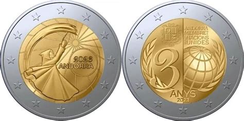 Andorra X Euro Gedenkm Nzen Un Und Sonnenwende In Coincard