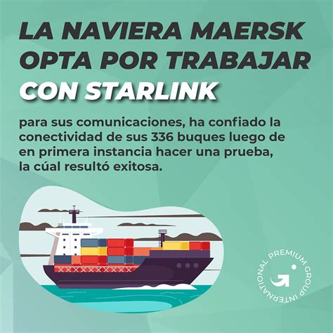 La Naviera Maersk Ha Optado Por Trabajar Con Starlink Para Sus