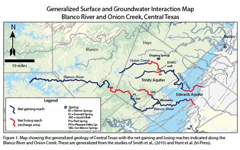 Study Surface And Groundwater Interactions In Onion Creek And Blanco