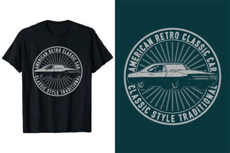 Vintage T Shirt Design Car Graphic Graphic By Stock House · Creative