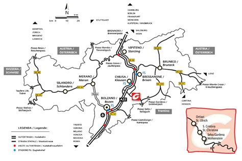 Maps of Ortisei ski resort in Italy | SNO