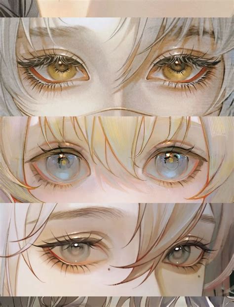 Xiaohongshu Digital Art Drawing Eyes Manga Manhwa Manhua Anime Art