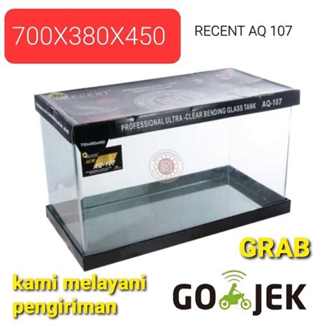 Jual Aquarium Bending Recent Aq Ultra Clear Glass Aquarium Tanpa