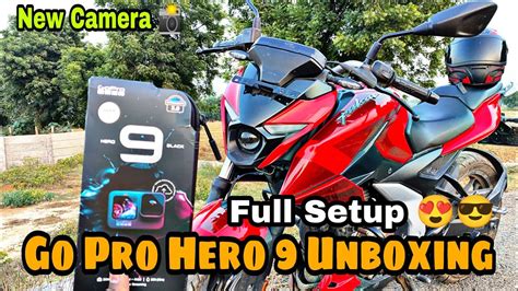 Go Pro Hero Unboxing Video Best Motovlogging Setup With Go Pro Hero