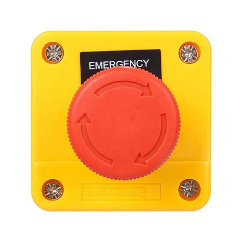 Baomain Red Sign Emergency Stop Switch Push Button 41 OFF