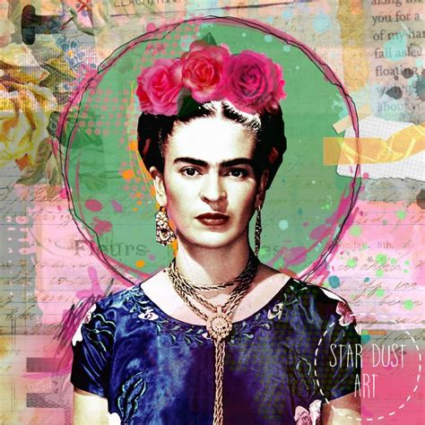 Frida Kahlo Druck Frida Kahlo Portrait Giclee Digitaldruck Auf