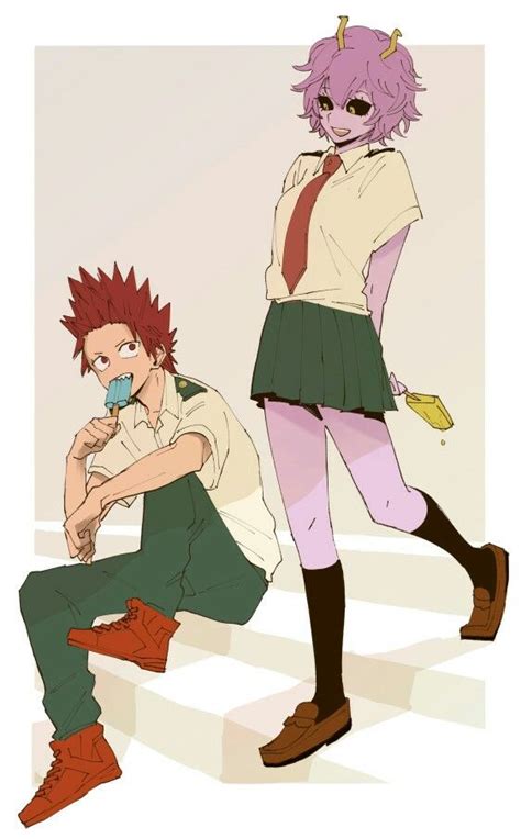 Kirishima Eijirou X Mina Ashido Kirimina Kirishima Parejas Anime