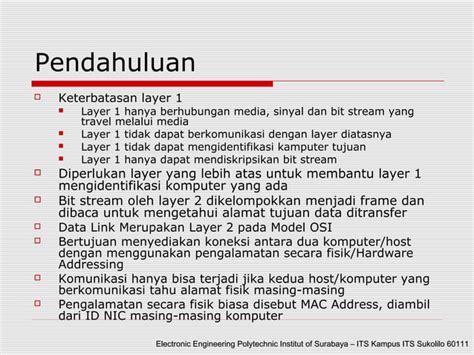 Modul Data Link Layer Ppt