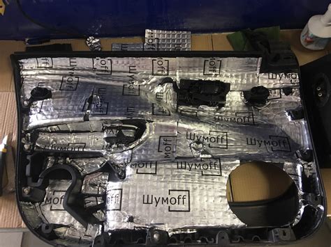 Шумоизоляция карт дверей — Peugeot 301 (2012), 1,2 л, 2013 года ...