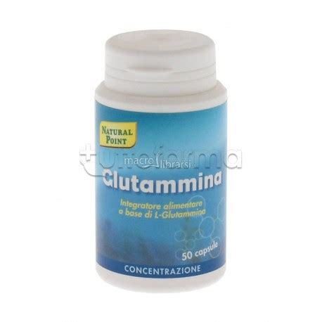 Natural Point Glutammina Integratore Alimentare Capsule Tuttofarma