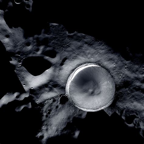 NASA Releases Stunning New Image Of The Moon S South Pole