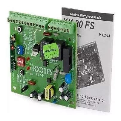 Central Placa De Comando Para Portão Eletrônico Rossi Kx30fs Frete grátis