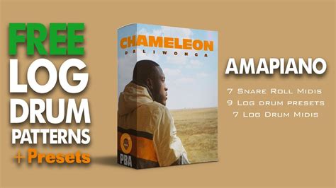 Free Amapiano Log Drum Sample Pack Midi Chameleon