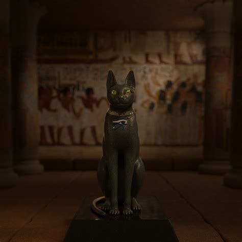 Bastet - ancient Egyptian goddess - Finished Projects - Blender Artists Community