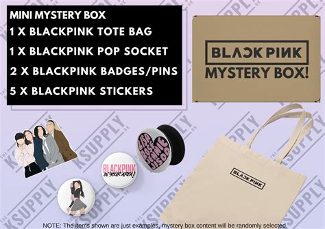 Blackpink Mystery Box Kpop Gift Box Kpop Merch Box Kpop Etsy