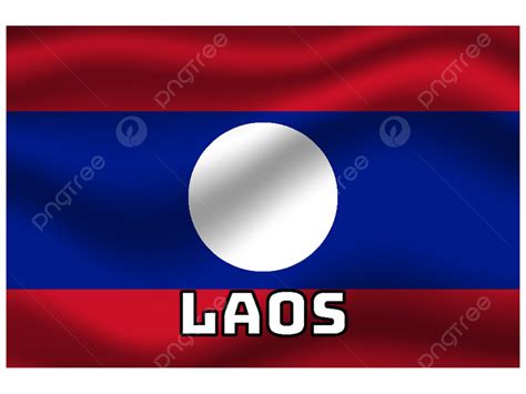 Ilustraci N De Vector De Bandera Nacional De Laos Png Gobierno