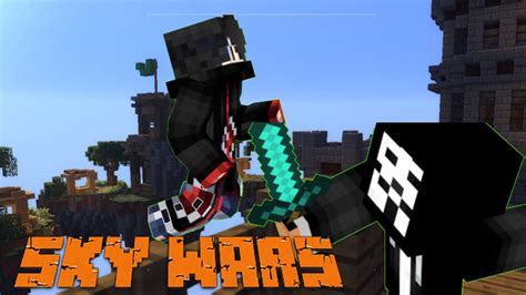 FIGHTING TWO HACKERS IN SKY WARS Minecraft Skywars YouTube