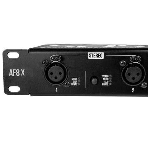 Amplificador De Fone Santo Angelo Af8 X 8 Canais Xlr Stereo Loja De