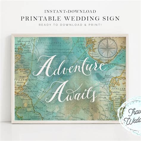 Adventure Awaits Wall Art - Etsy