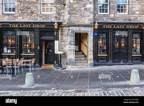 The Last Drop pub at Grassmarket in Edinburgh, the capital of Scotland ...