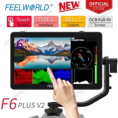 FEELWORLD Moniteur De Champ Pour Appareil Photo DSLR F6 PLUS V2 Cran