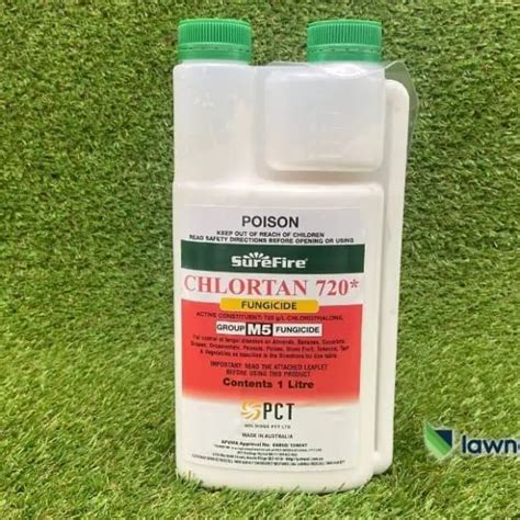 Chlortan 720 1 Litre Broad Spectrum Fungicide Lawn Addicts