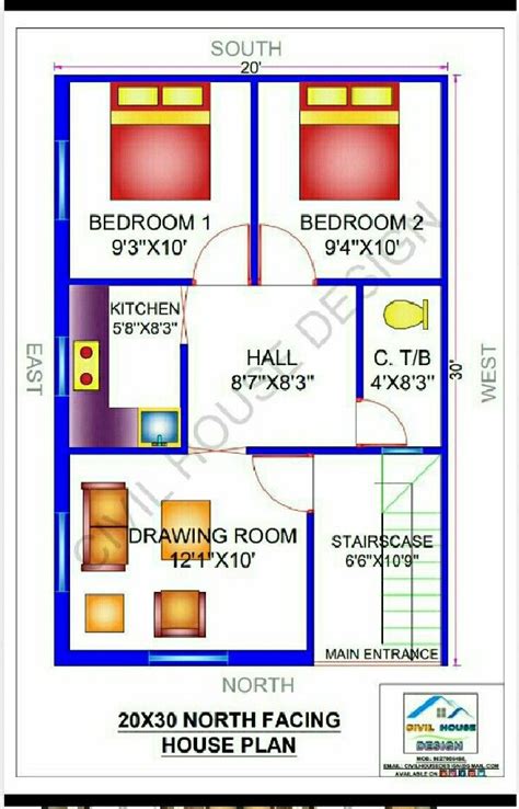 Pin By Jagdish Chaganti On Simple House Plans 2030 House Plan 20x30