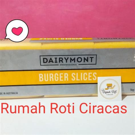 Jual Burger Cheese Slice Cheddar Dairymont Burger Slice Keju Tipis Kg