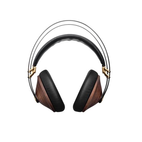 Meze 99 Classics Over Ear Closed Back Mic Headphones Walnut Gold