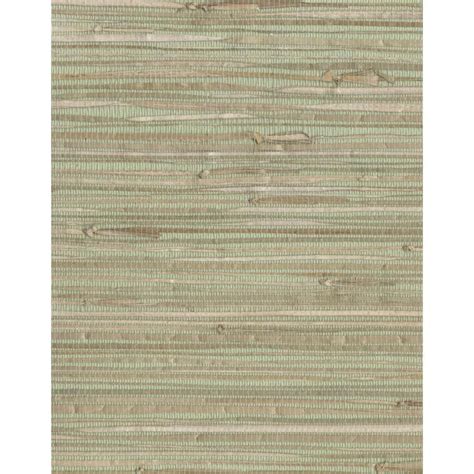 York Wallcoverings Grasscloth Book 72 Sq Ft Green Paper Textured