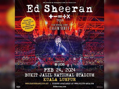 Ed Sheeran Is Coming To Kuala Lumpur For His “ ÷ X Mathematics