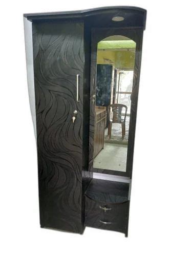 Wooden 1 Door Engineer Wood Partical Board Wardrobe With Locker At Rs