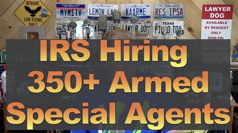 IRS Hiring 350 Armed Special Agents YouTube