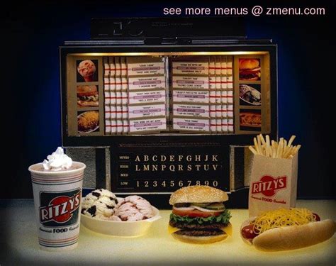 Online Menu Of Ritzys Restaurant Owensboro Kentucky Zmenu