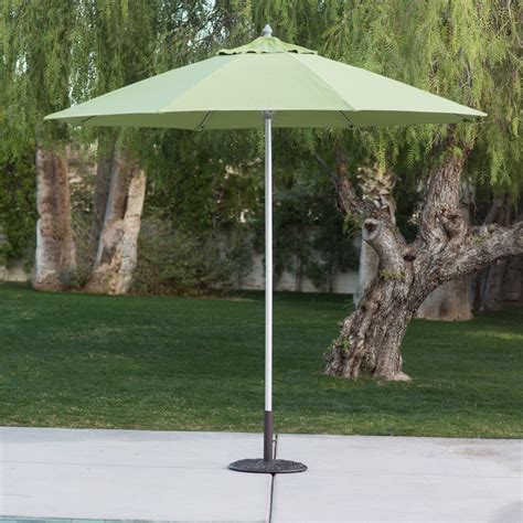 Belham Living 9 Ft Sunbrella Commercial Aluminum Wind Resistant Patio