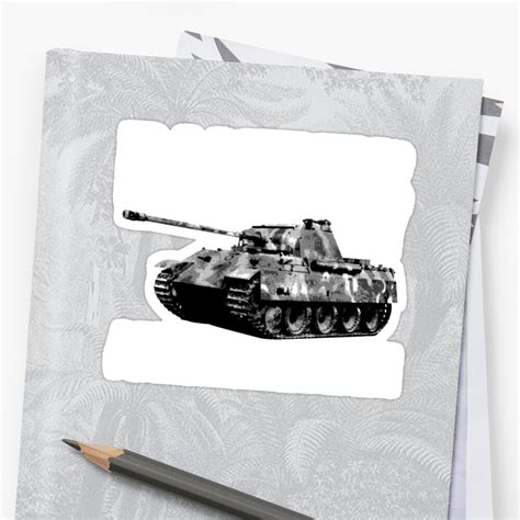 Panther Tank Sticker By Deathdagger Redbubble