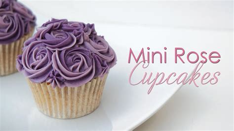 Mini Rose Cupcake Piping Technique Tutorial Youtube