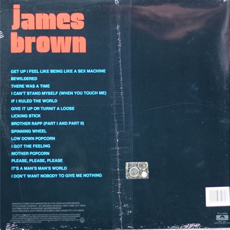 Виниловая пластинка JAMES BROWN SEX MACHINE LP Купить в магазине Аудиомания
