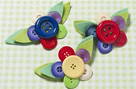 Simple Button Craft Project For Kids Button Crafts Crafts Hobbies