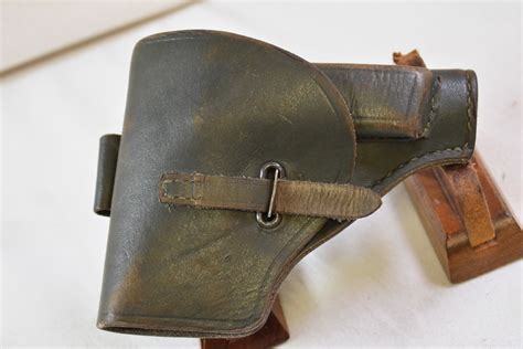 Sold Wwii Italian Army Holster For The Beretta Model Pistol Mint