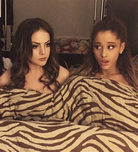 Elizabeth Gillies Ariana Grande Naked In Bed R Celebs