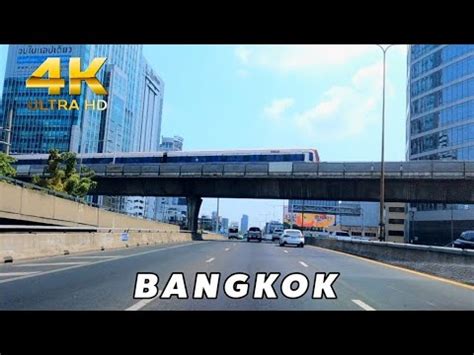 Driving In Bangkok Thailand Street View 4k 60 Fps UHD YouTube