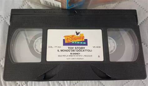 VHS WALT DISNEY Toy Story Il Mondo Dei Giocattoli Videocassetta