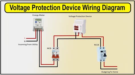 How To Make Voltage Protection Device Wiring Diagram Surge Protection