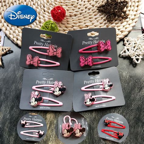 Disney Turenie Mouse Barrettes Lastiques Pour Filles N Ud Papillon UL